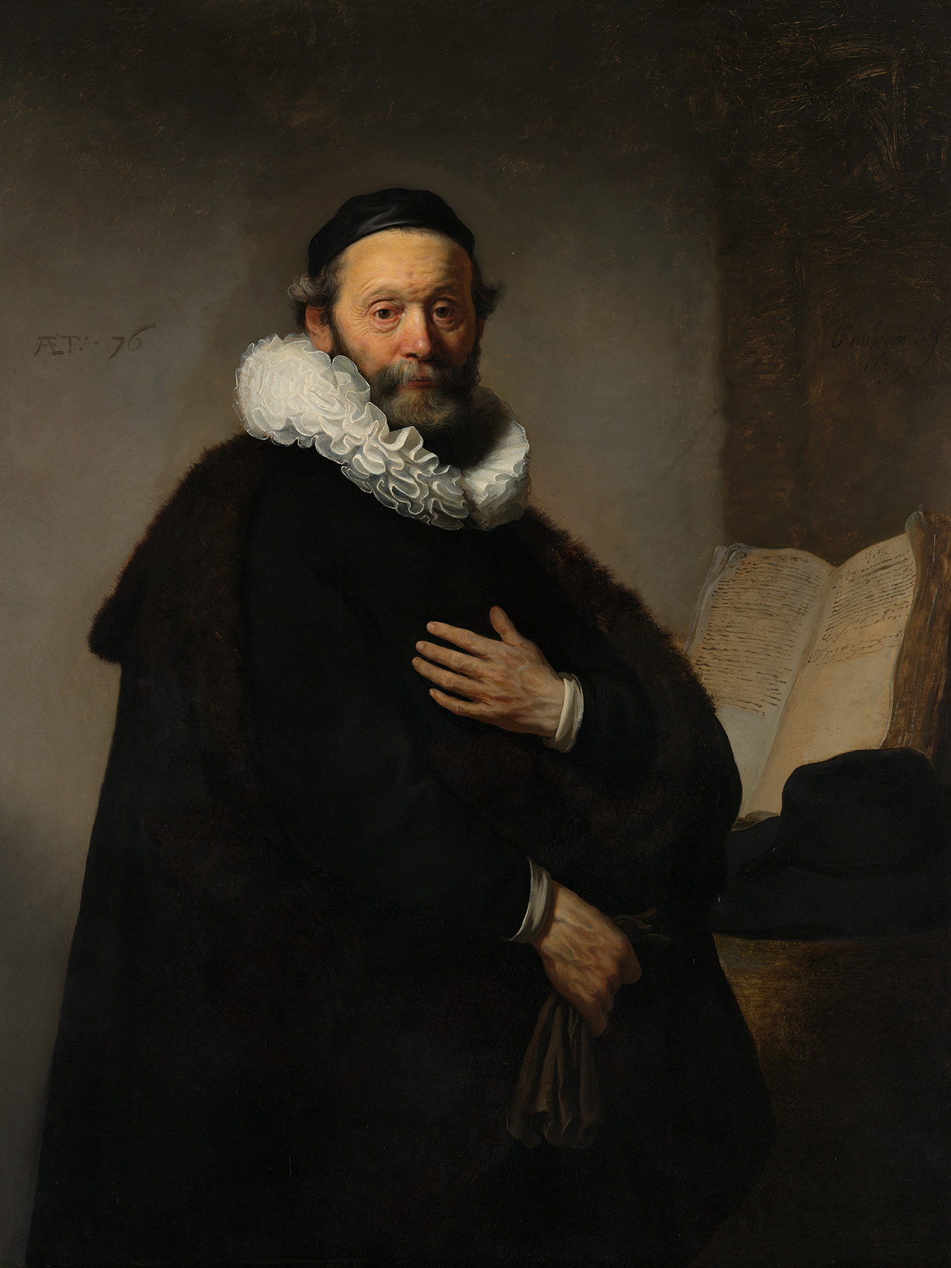 Johannes Wtenbogaert, Rembrandt van Rijn - Rijksmuseum