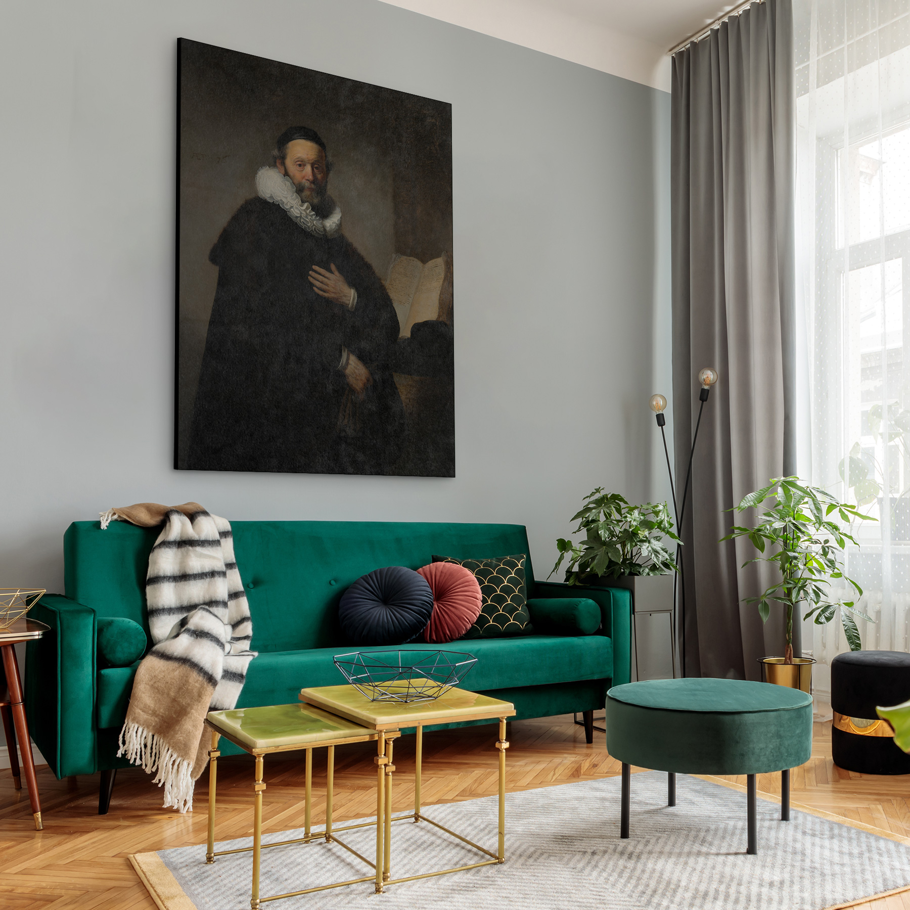 Johannes Wtenbogaert, Rembrandt van Rijn - Rijksmuseum - Afbeelding 3