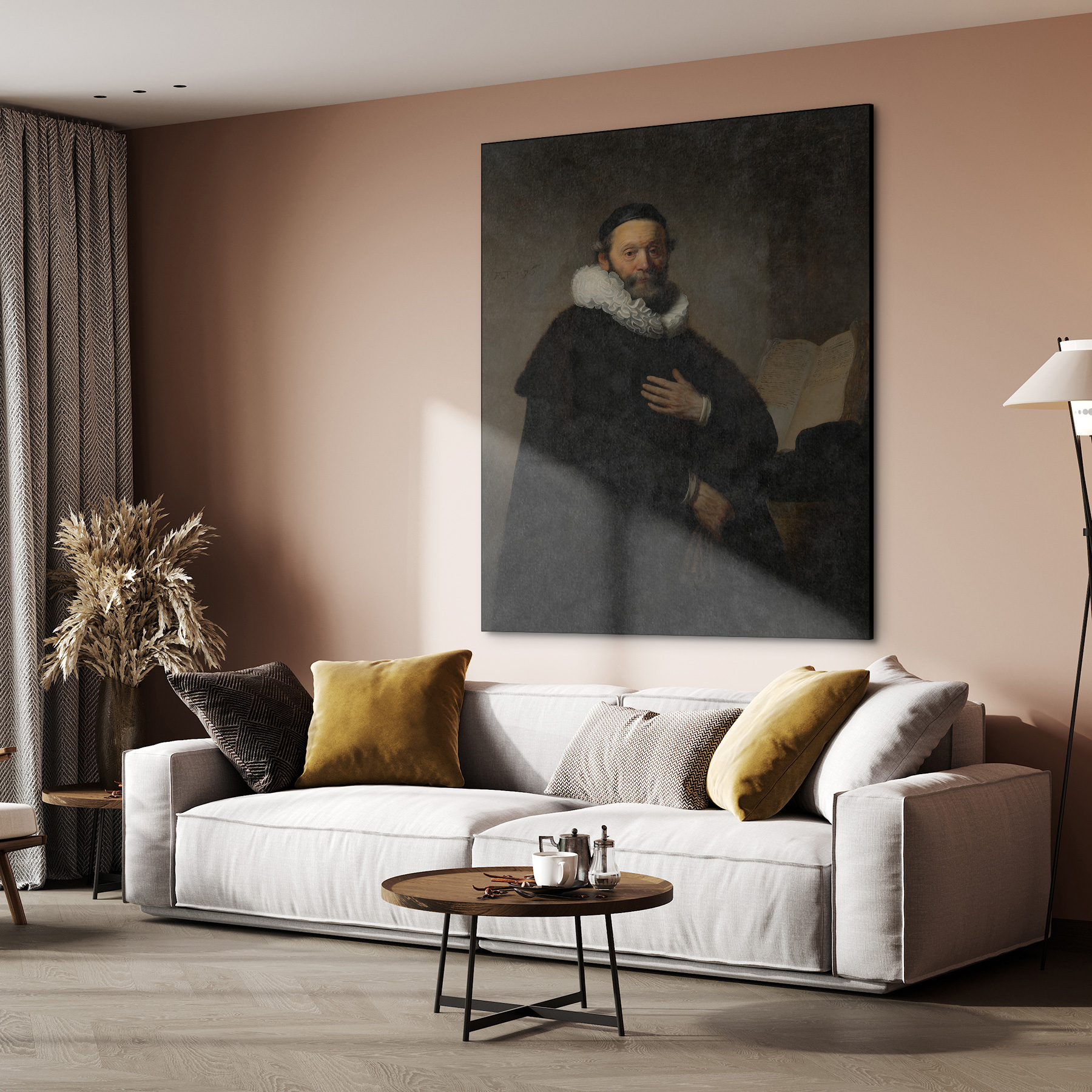 Johannes Wtenbogaert, Rembrandt van Rijn - Rijksmuseum - Afbeelding 5