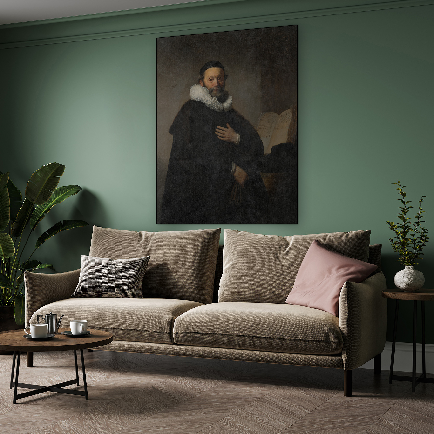 Johannes Wtenbogaert, Rembrandt van Rijn - Rijksmuseum - Afbeelding 6