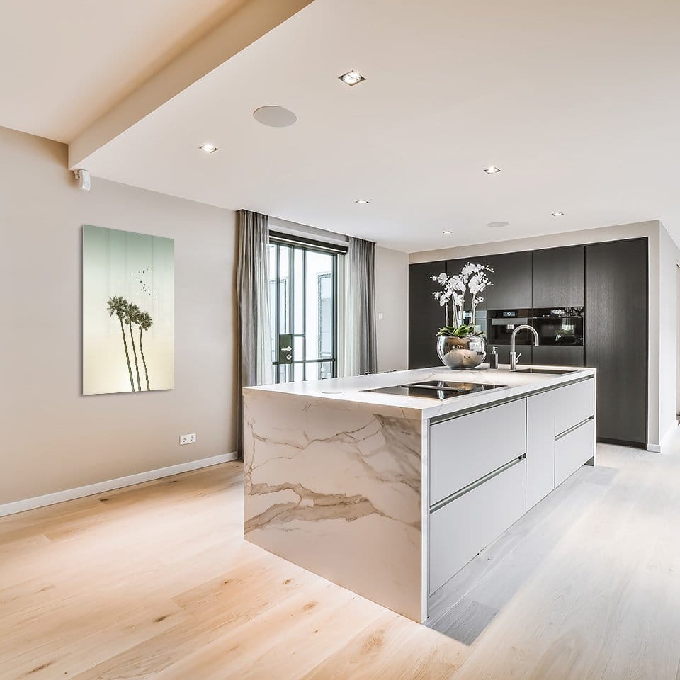 Minimalist Palm Trees & Sunset