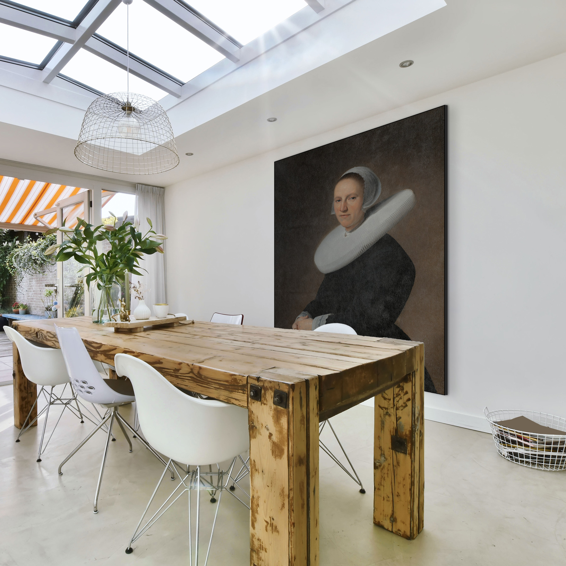 Portret van Adriana Croes, Johannes Cornelisz. Verspronck - Rijksmuseum - Afbeelding 2