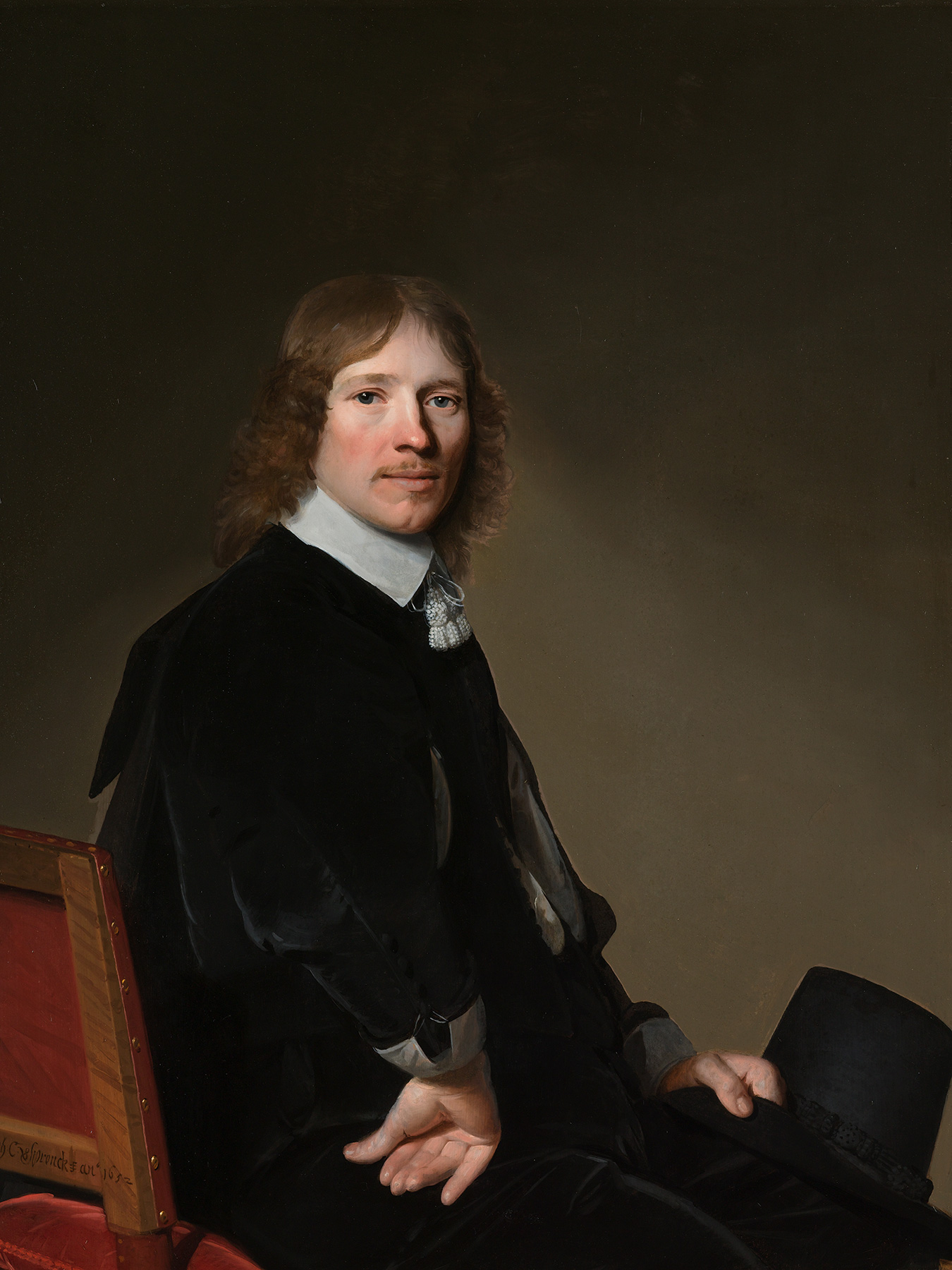 Portret van Eduard Wallis, Johannes Cornelisz. Verspronck - Rijksmuseum