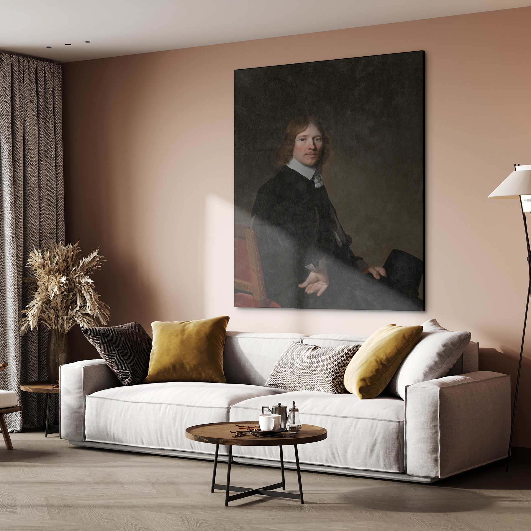 Portret van Eduard Wallis, Johannes Cornelisz. Verspronck - Rijksmuseum - Afbeelding 5