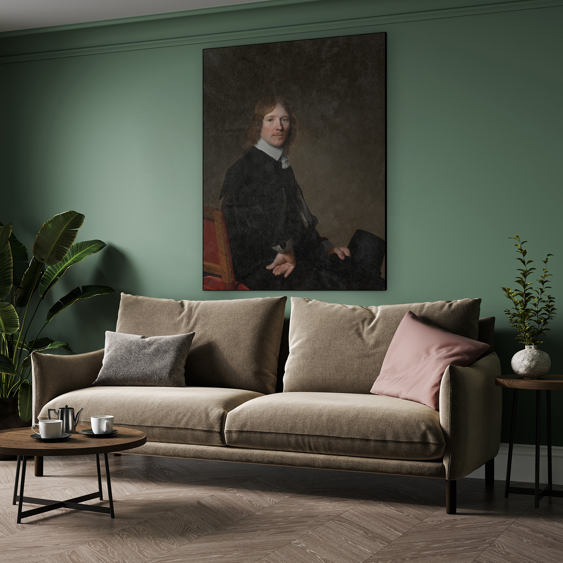 Portret van Eduard Wallis, Johannes Cornelisz. Verspronck - Rijksmuseum - Afbeelding 6