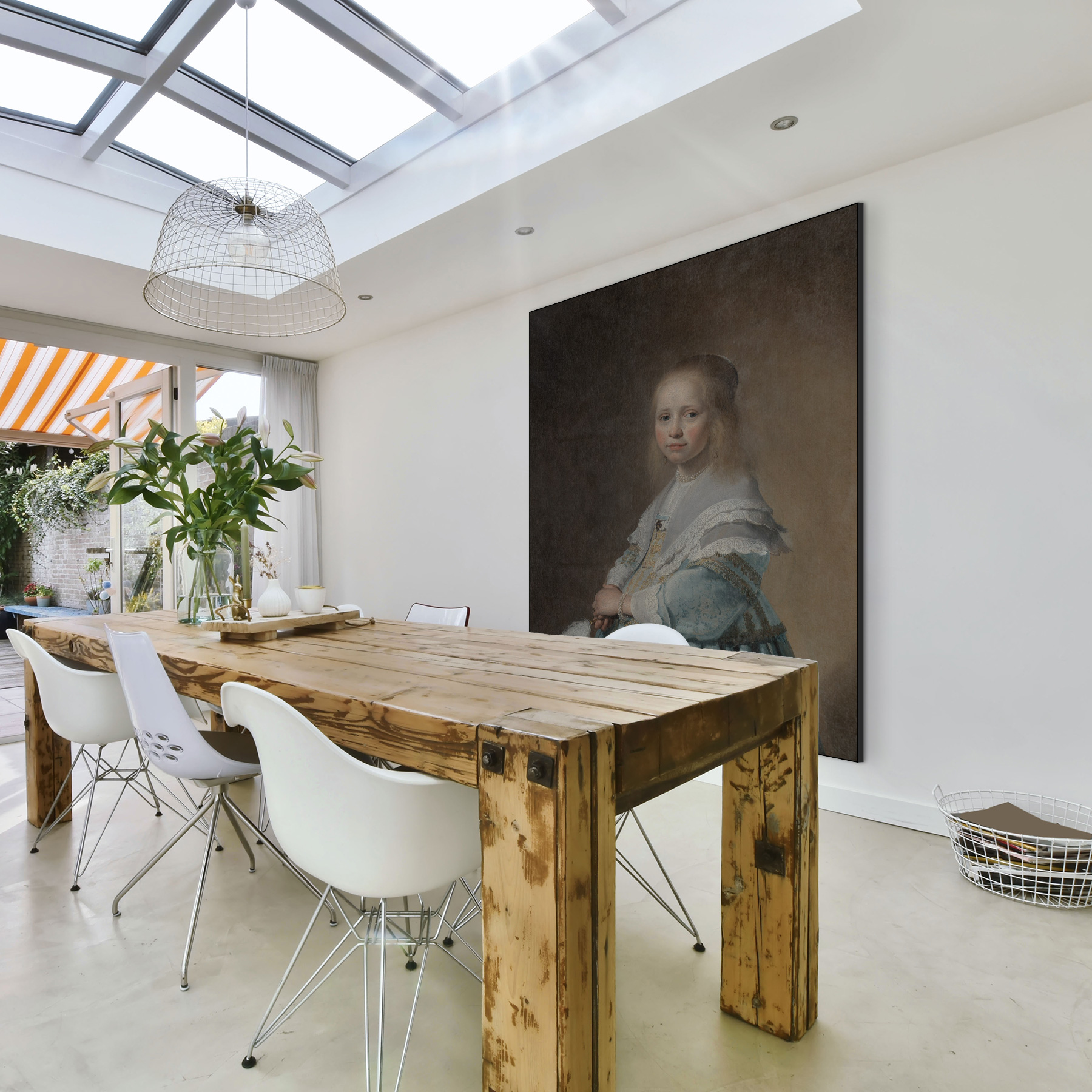 Portret van een meisje in het blauw, Johannes Cornelisz. Verspronck - Rijksmuseum - Afbeelding 2