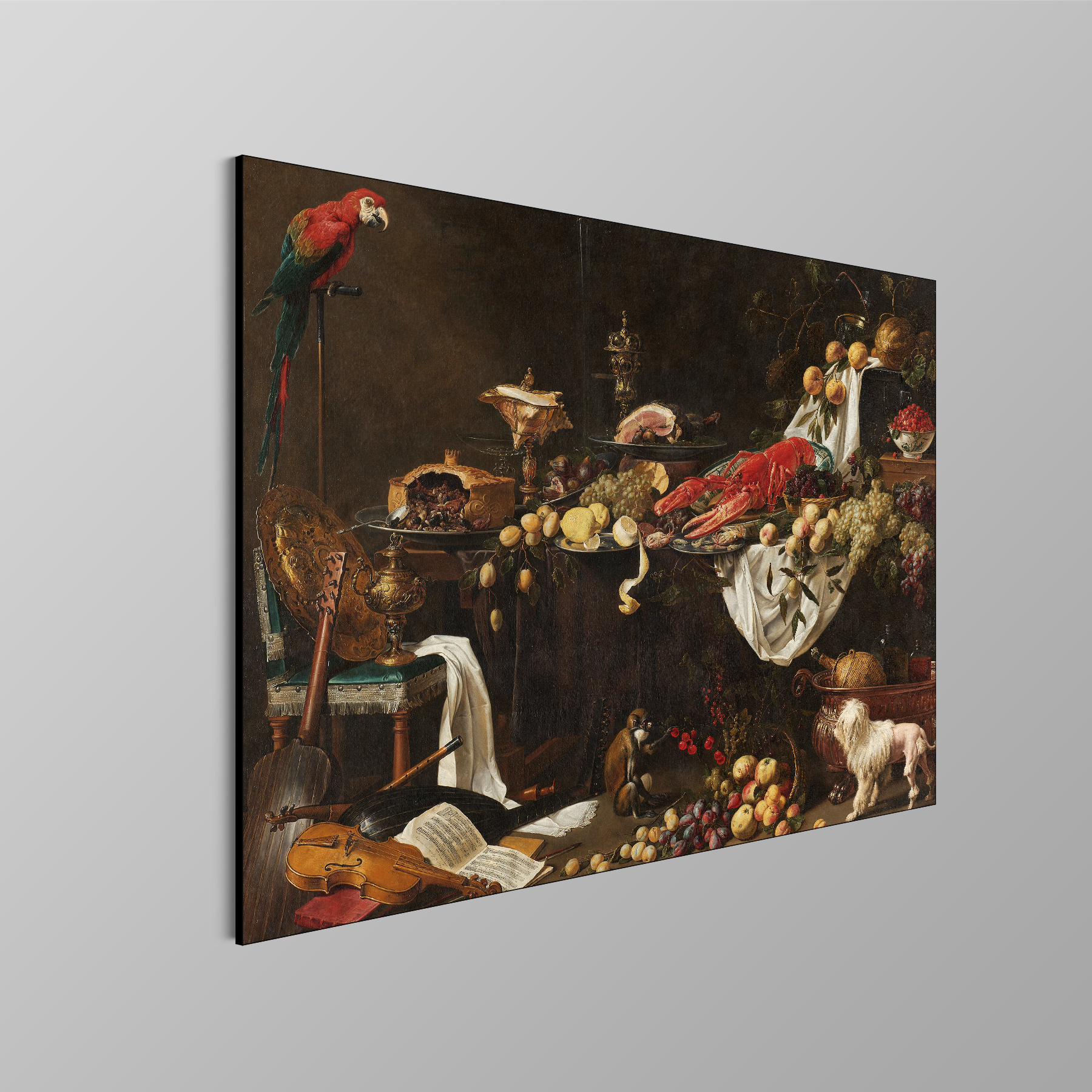 Pronkstilleven, Adriaen van Utrecht - Rijksmuseum - Afbeelding 4