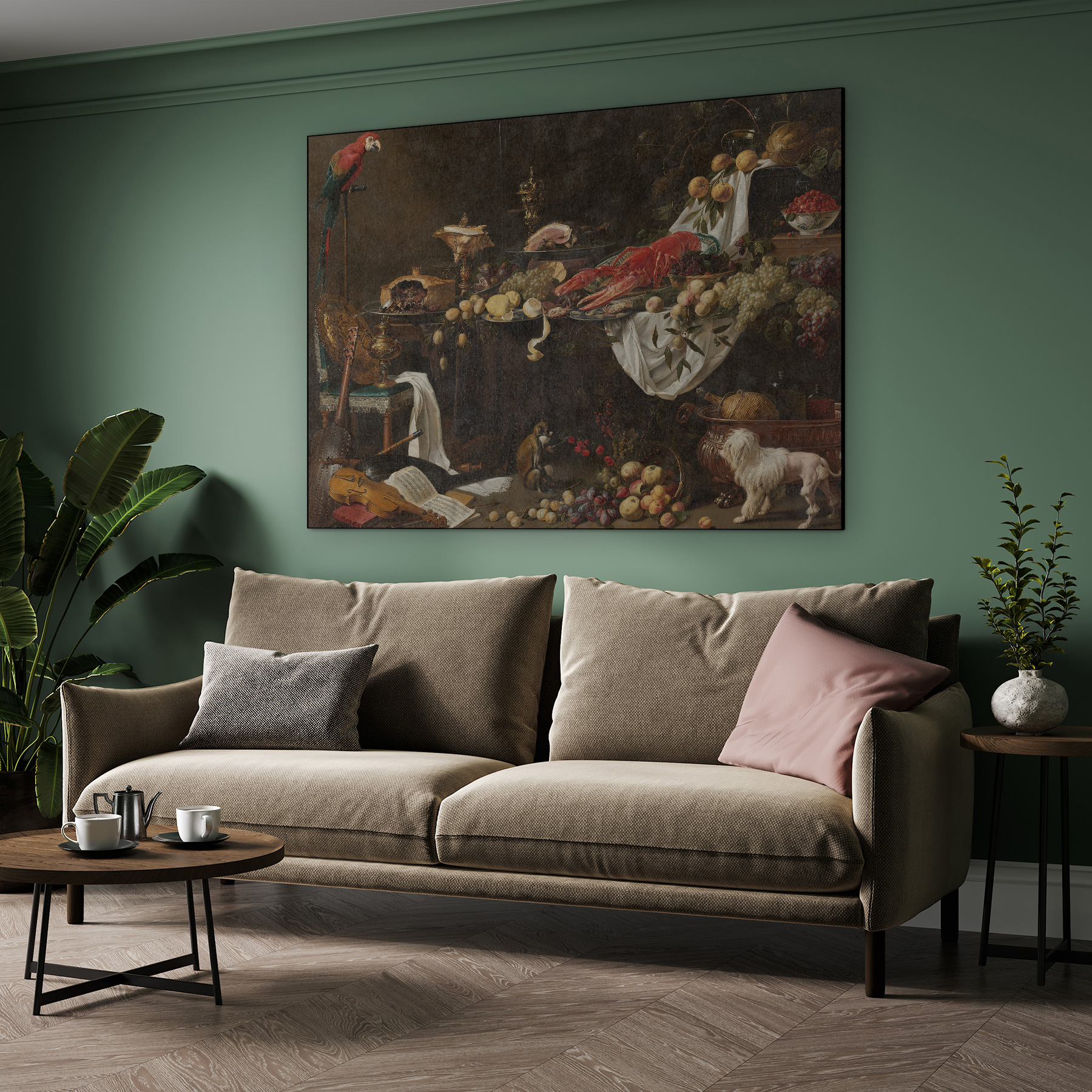 Pronkstilleven, Adriaen van Utrecht - Rijksmuseum - Afbeelding 2