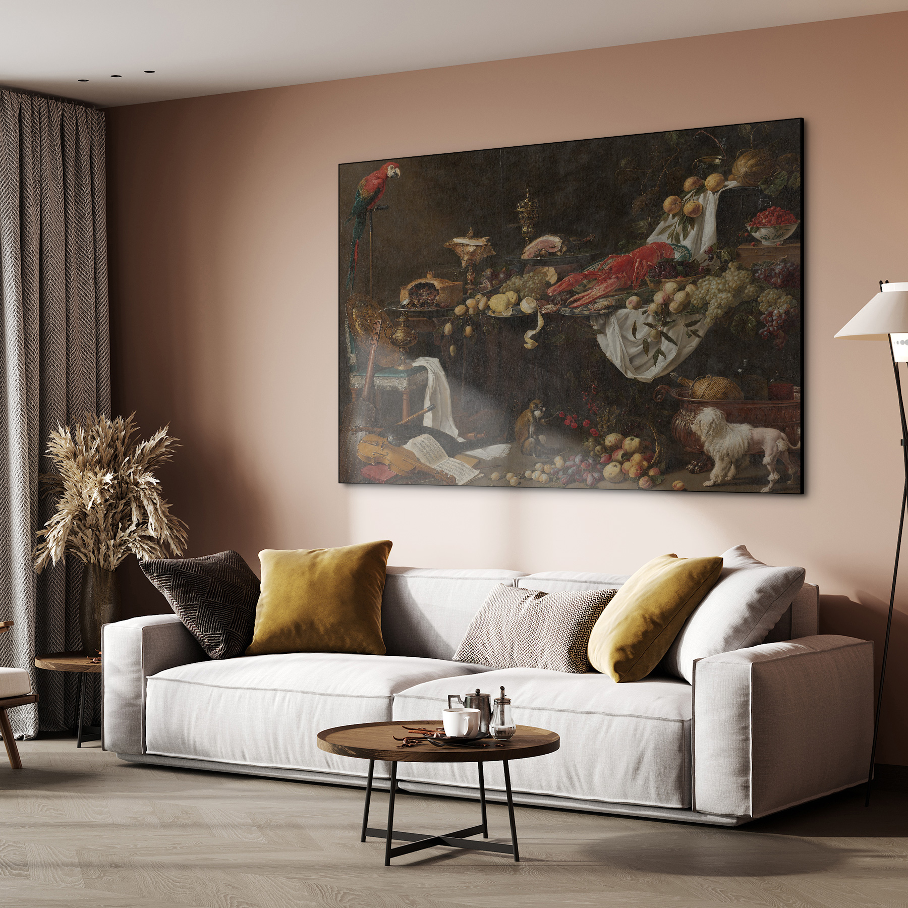 Pronkstilleven, Adriaen van Utrecht - Rijksmuseum - Afbeelding 3