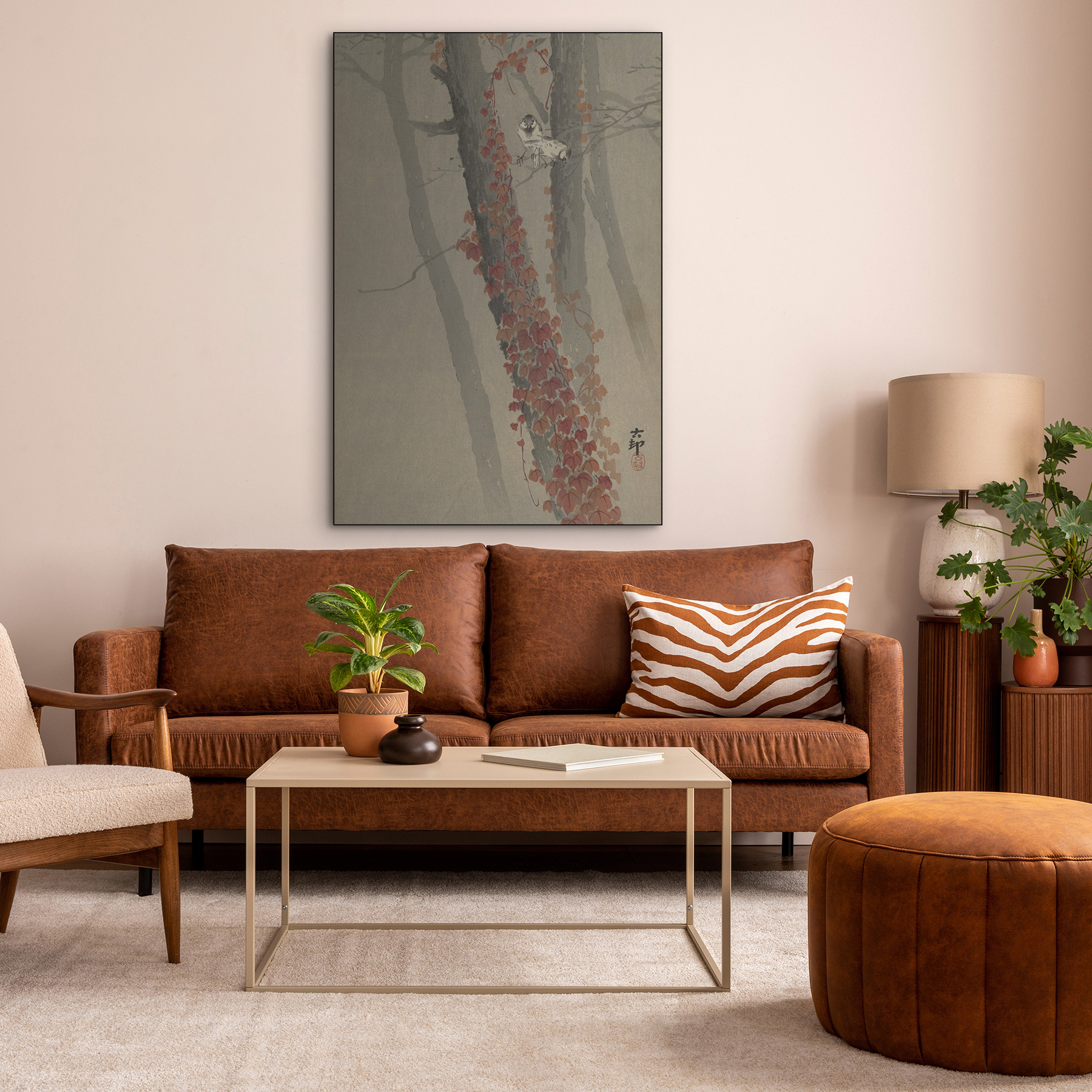 Rode klimop - Ohara Koson - Rijksmuseum - Afbeelding 6