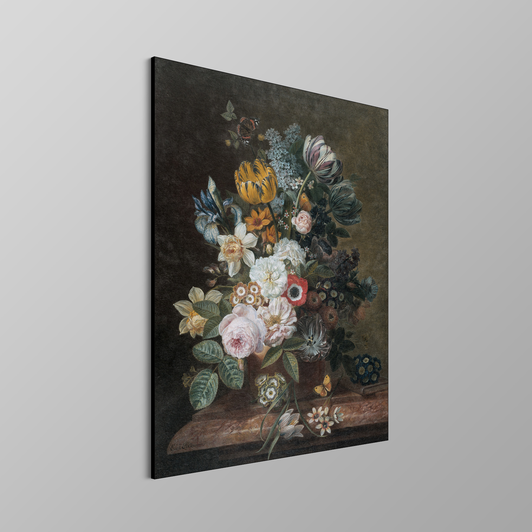Stilleven met bloemen, Eelke Jelles Eelkema - Rijksmuseum - Afbeelding 4