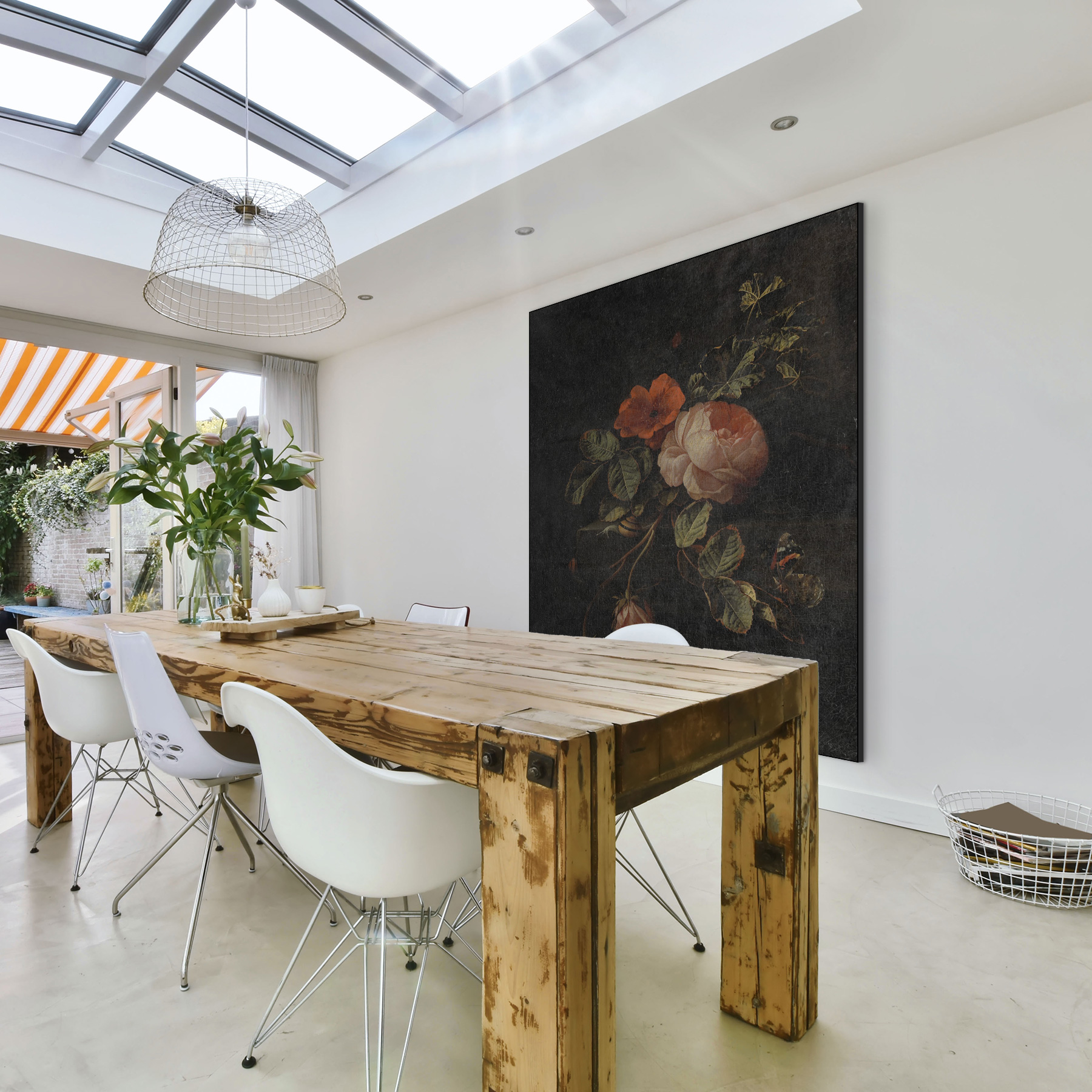 Stilleven met rozen, Elias van den Broeck - Rijksmuseum - Afbeelding 2