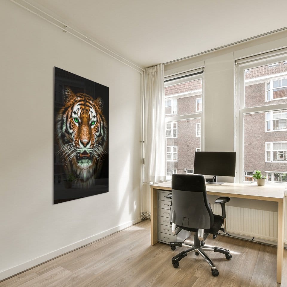 Tiger on black - Afbeelding 6