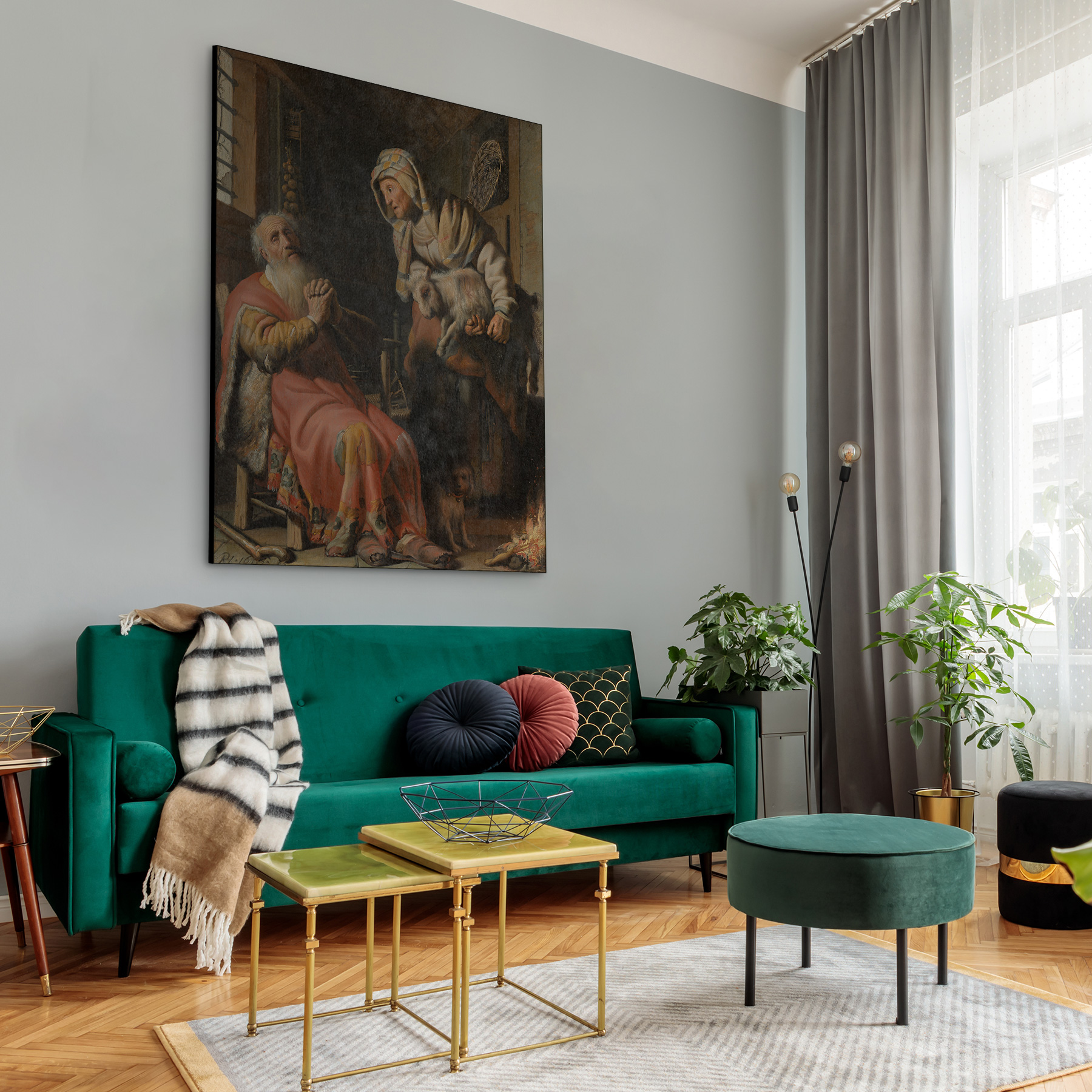 Tobit en Anna met het bokje, Rembrandt van Rijn - Rijksmuseum - Afbeelding 3