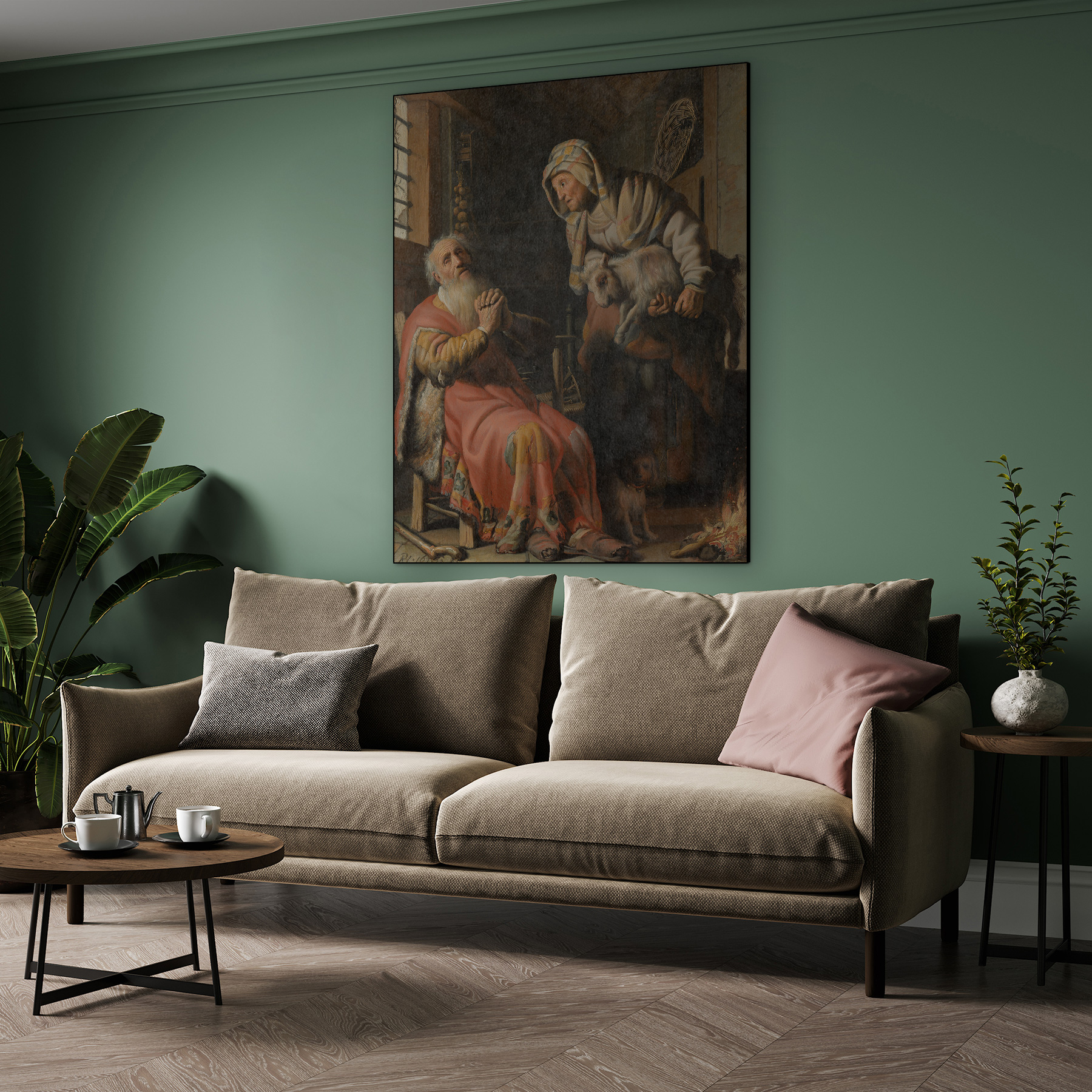 Tobit en Anna met het bokje, Rembrandt van Rijn - Rijksmuseum - Afbeelding 6