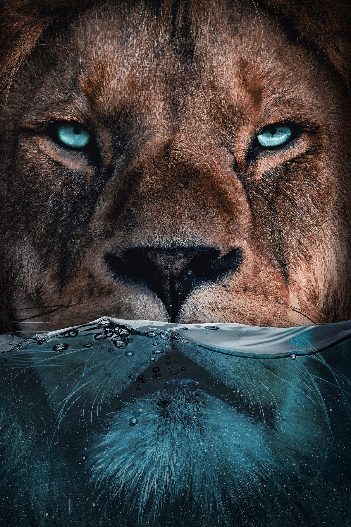 Underwater Lion