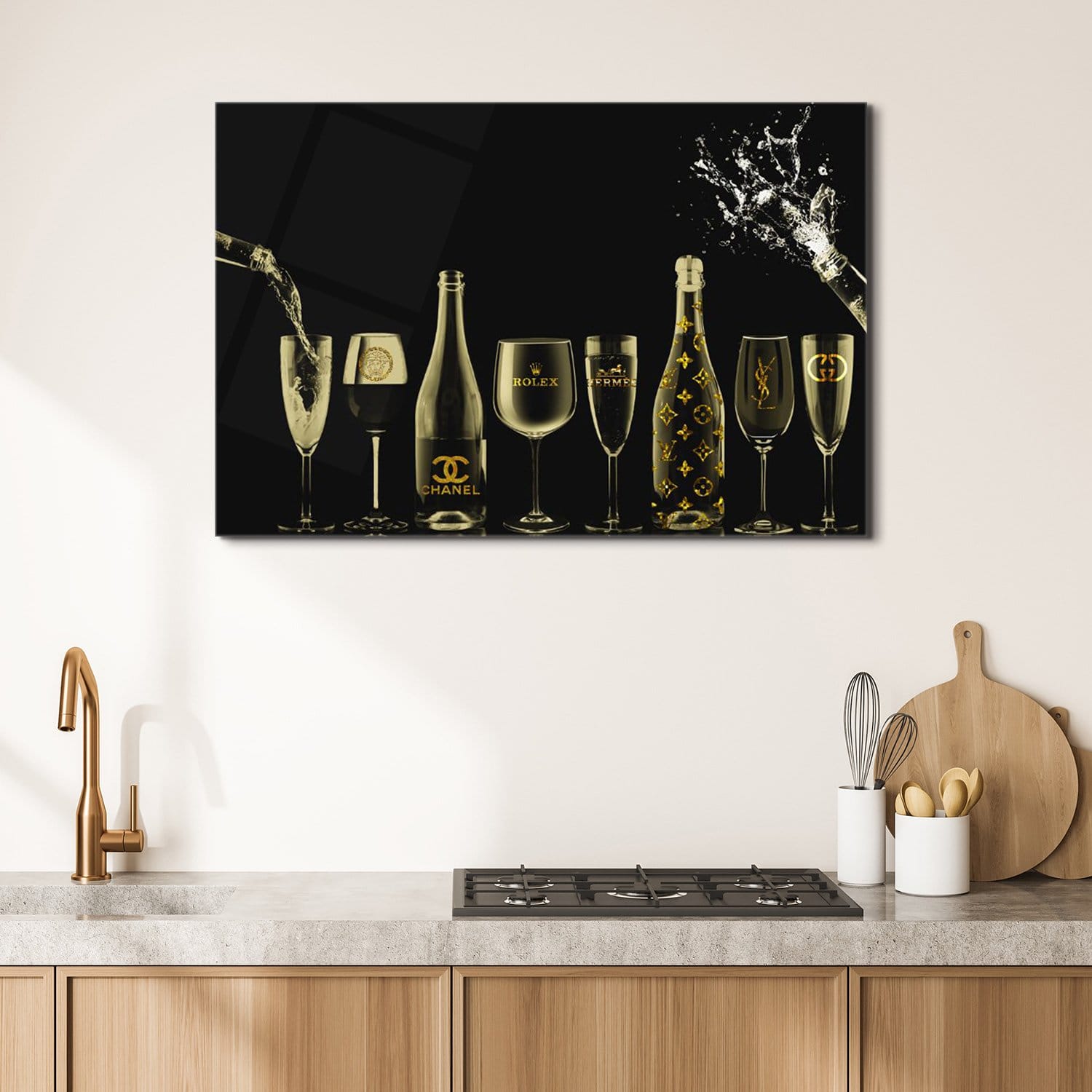 Golden champagne bottles - Afbeelding 18