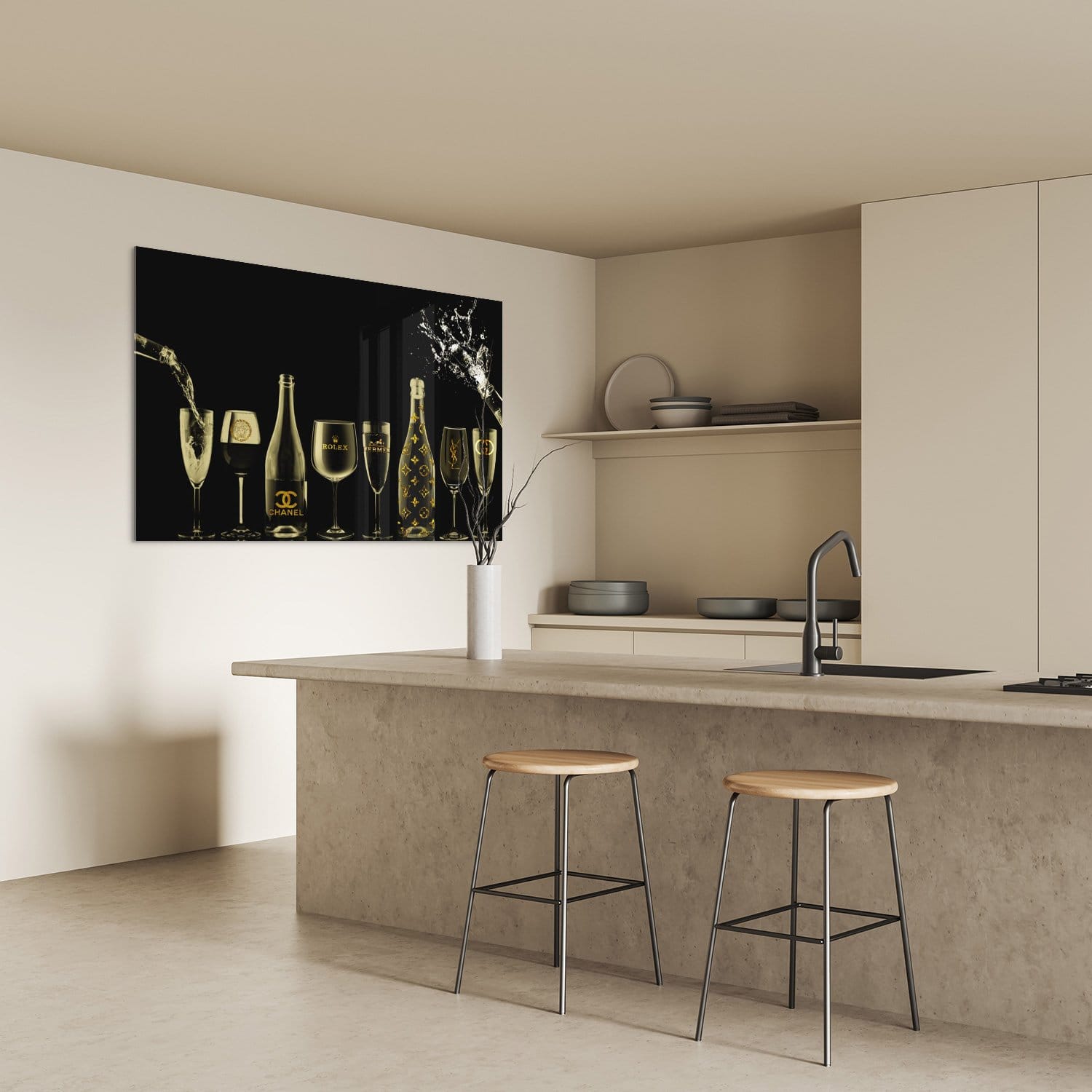 Golden champagne bottles - Afbeelding 17