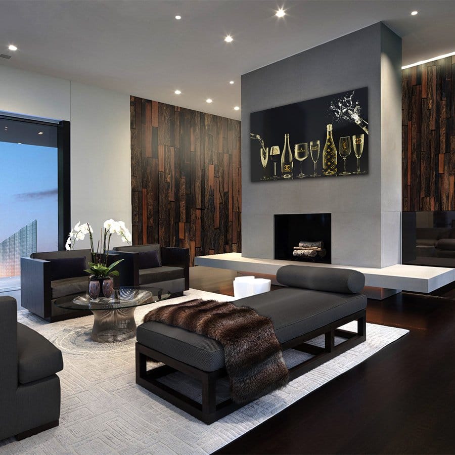 Golden champagne bottles - Afbeelding 13