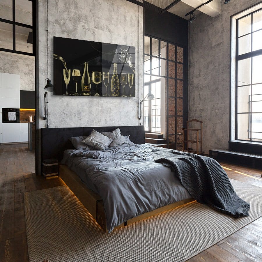 Golden champagne bottles - Afbeelding 14