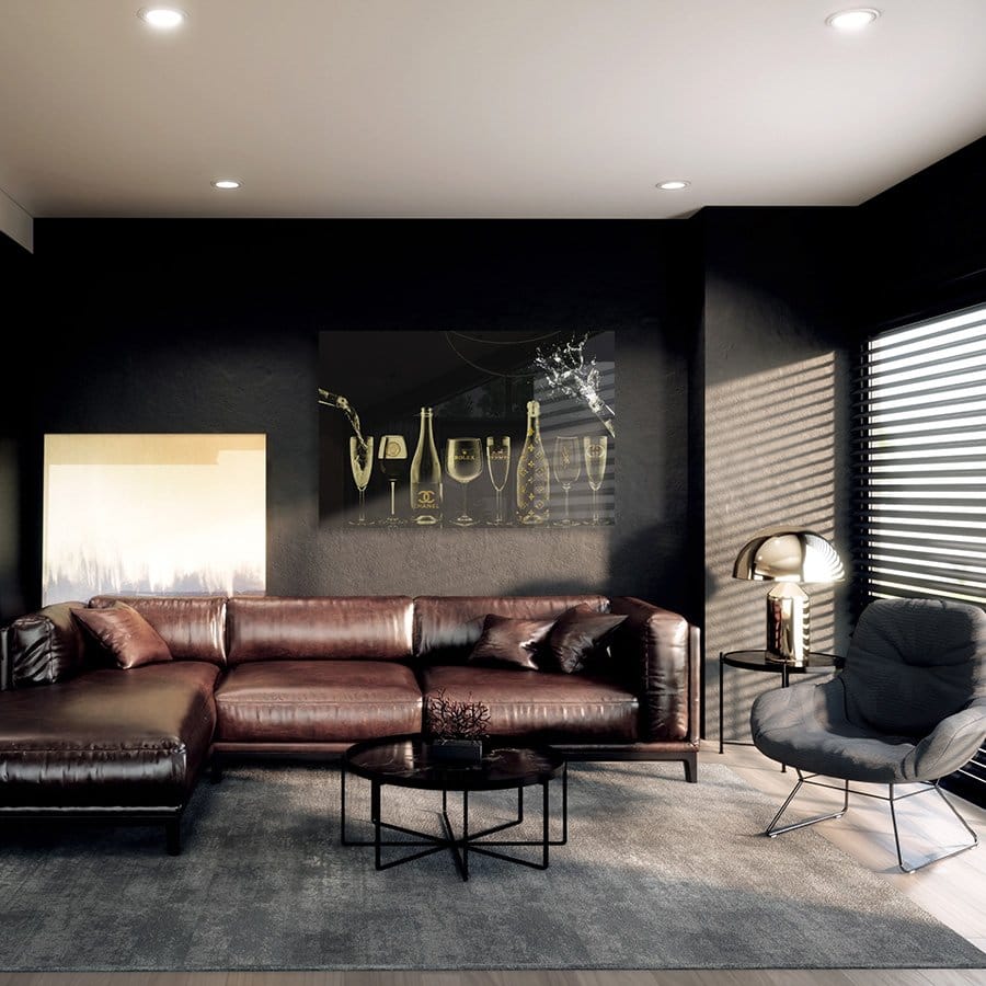 Golden champagne bottles - Afbeelding 15