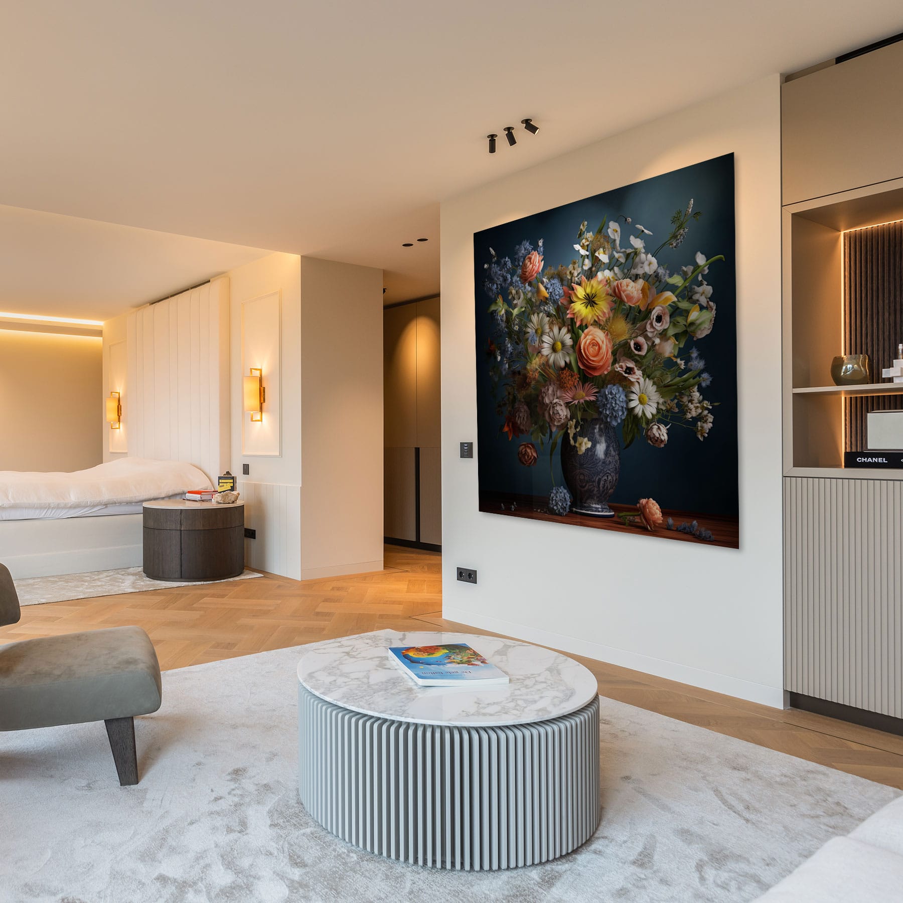 Bloemen in een vaas - Afbeelding 2