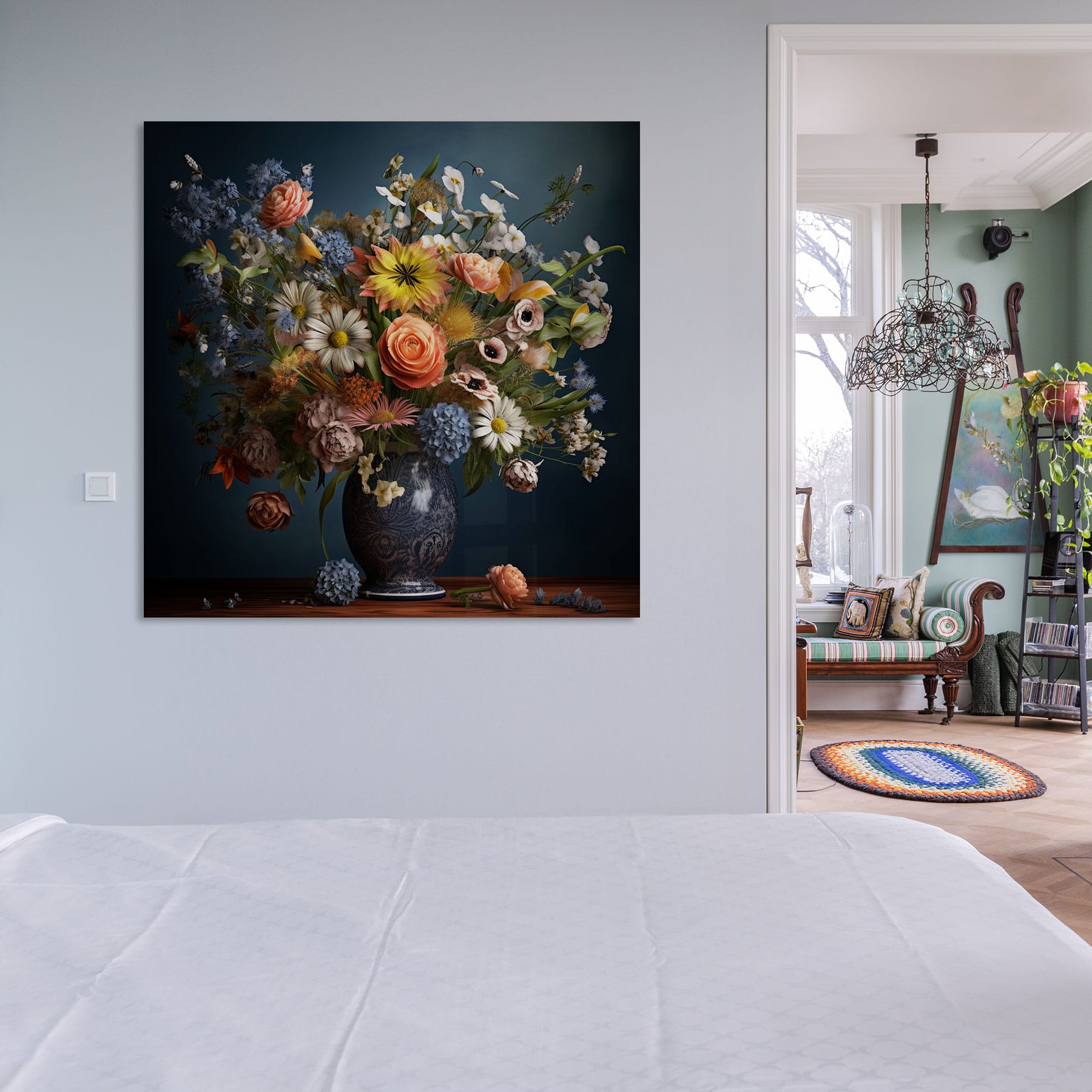 Bloemen in een vaas - Afbeelding 7