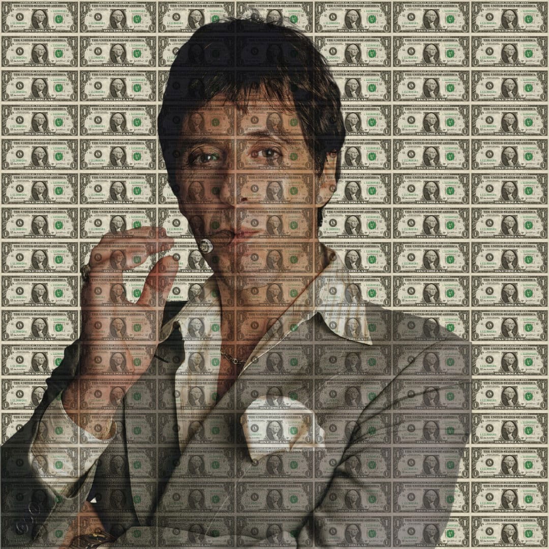 Dollar Bills Tony Montana