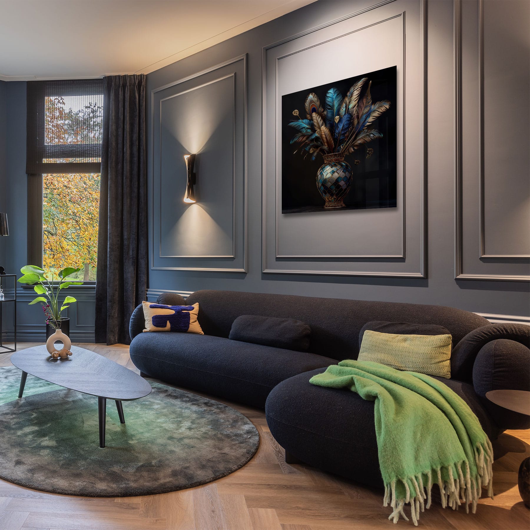 Vaas met veren #2 - Afbeelding 6