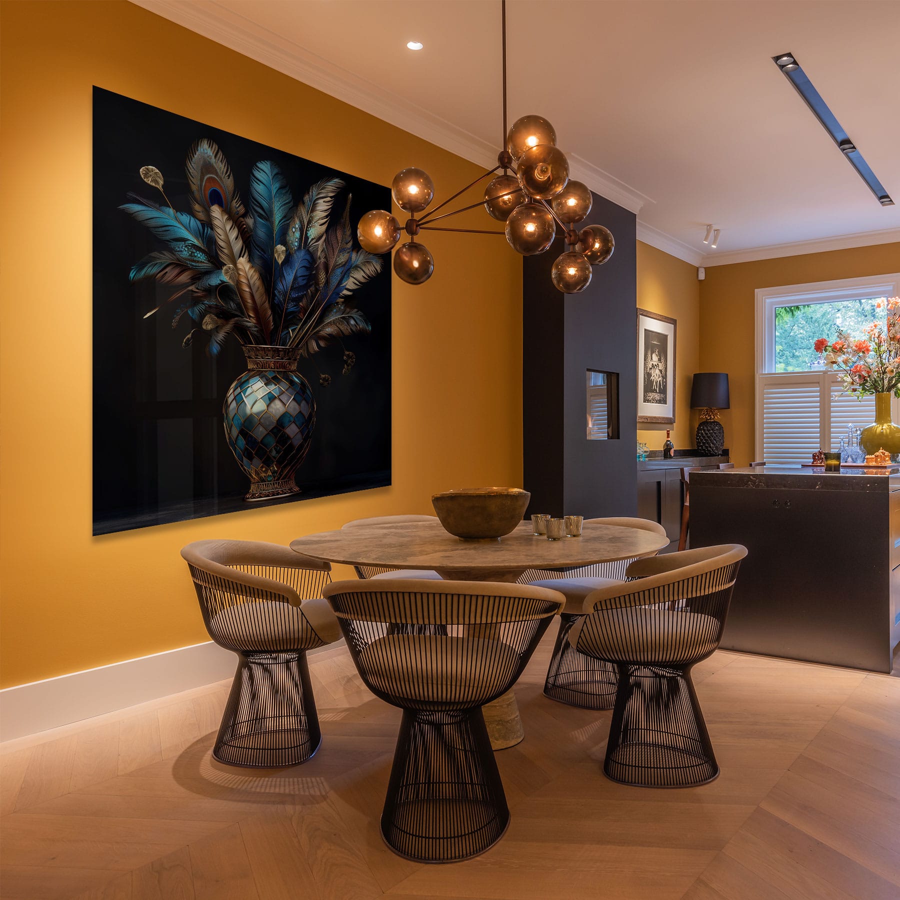 Vaas met veren #2 - Afbeelding 7