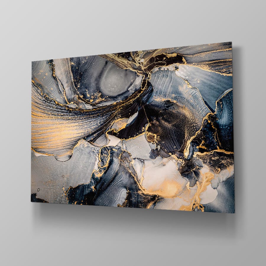 Black Blue Gold Agate - Afbeelding 7