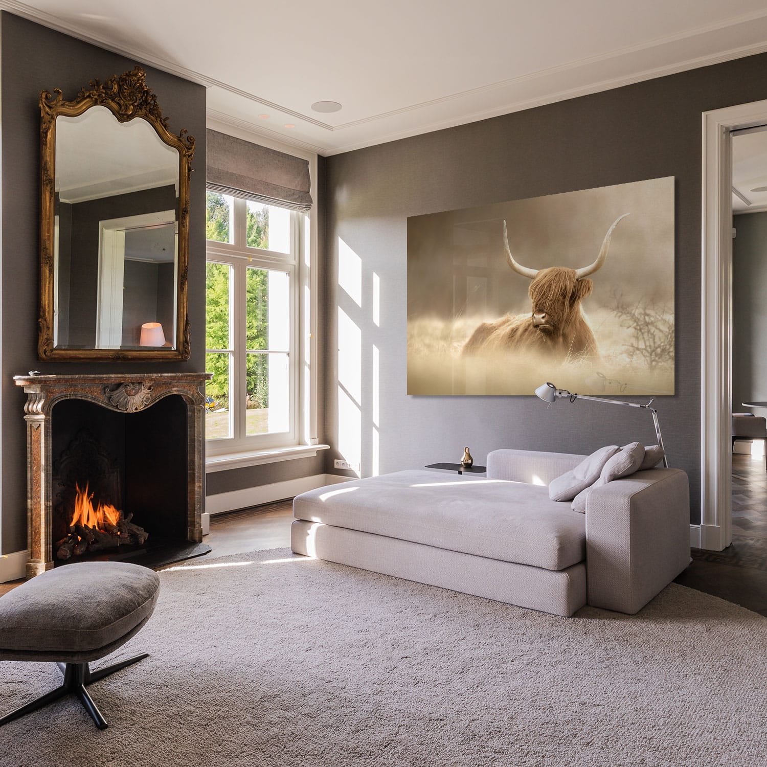 Schotse Hooglander Chilling - Afbeelding 2