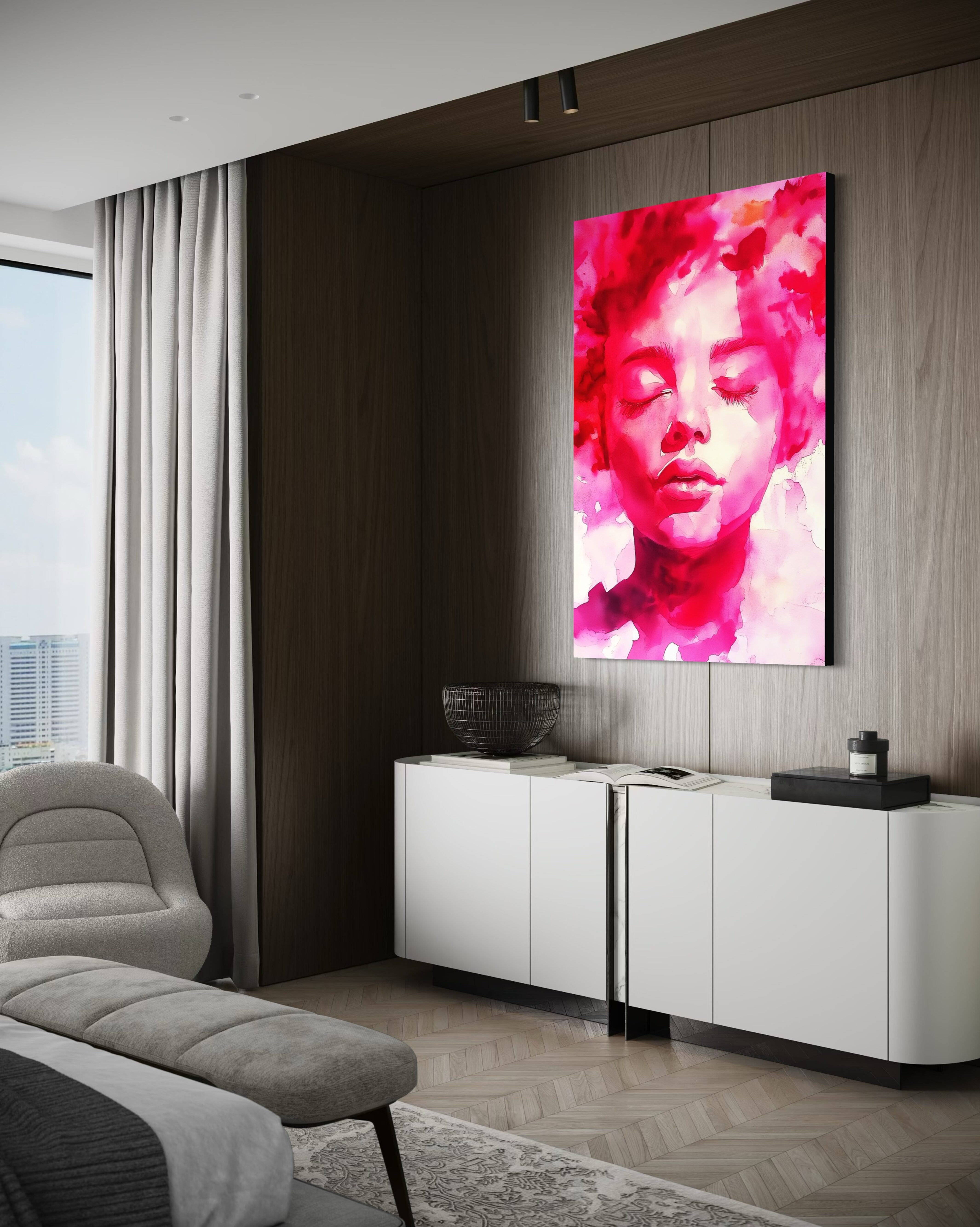 Watercolor Woman - Afbeelding 3