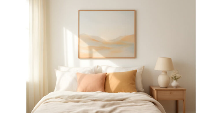 Zo maak je je slaapkamer lichter met de juiste kunst en kleuren