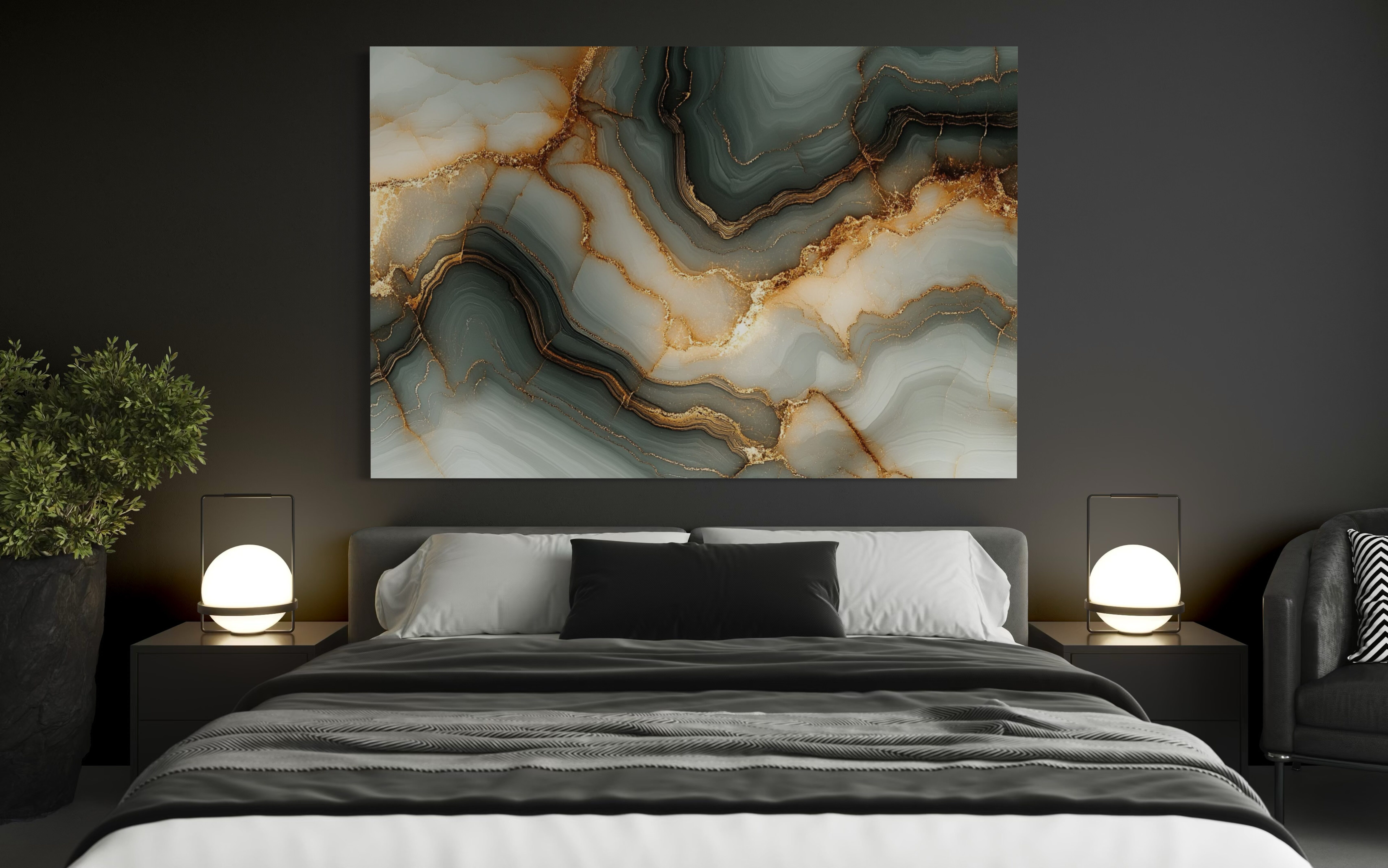 Marble Grey & Gold - Afbeelding 3