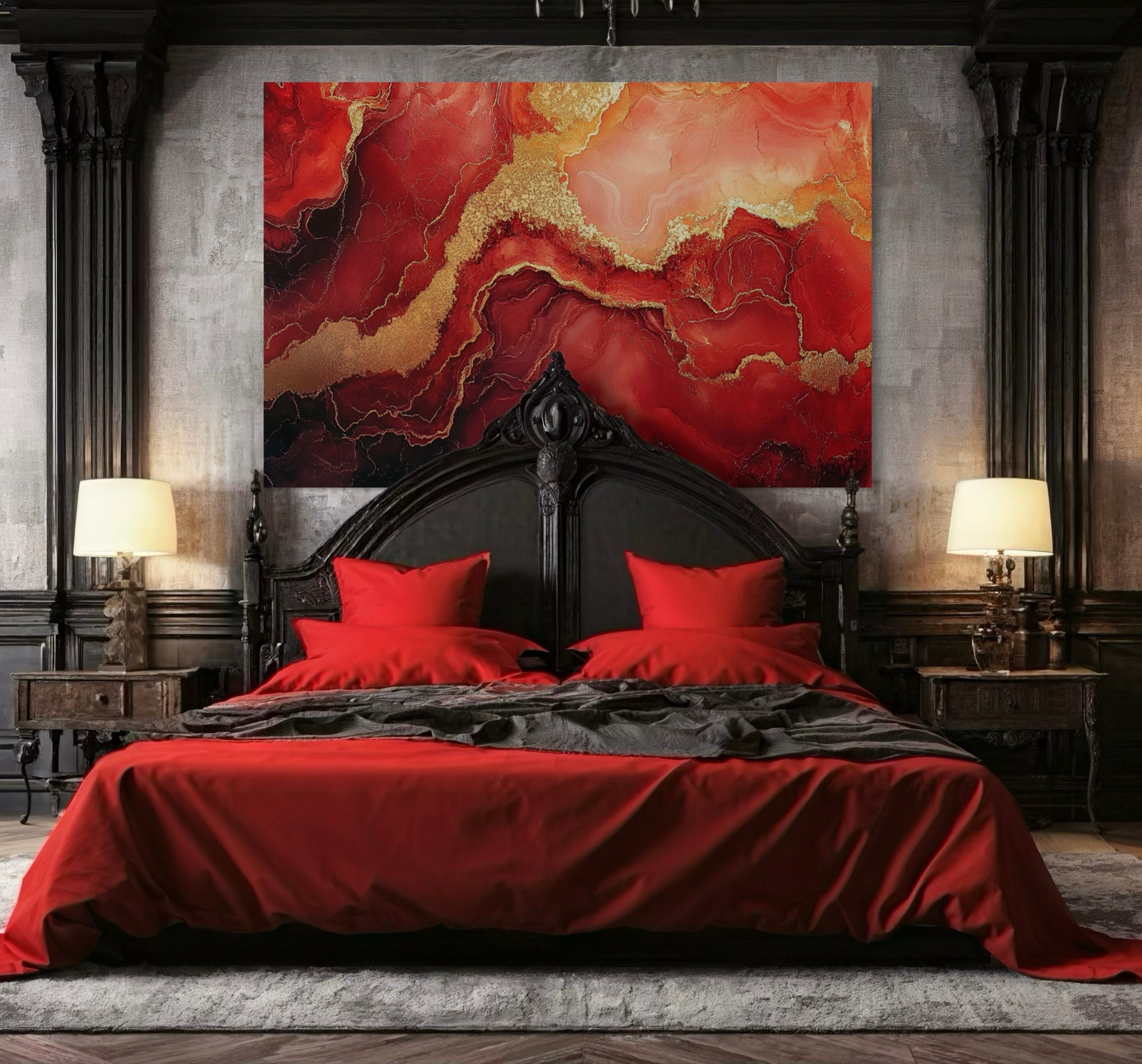 Marble Red & Gold - Afbeelding 3