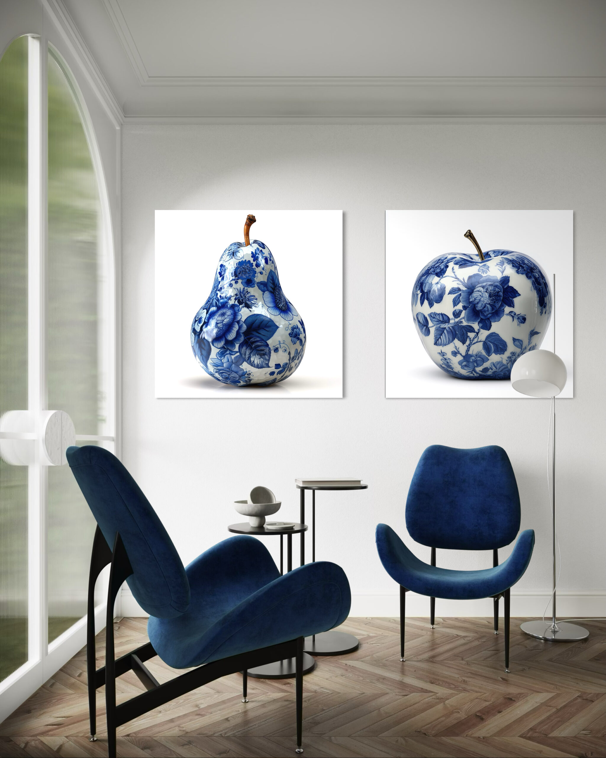 Delft Blue Apple & Pear (2x) - Afbeelding 4